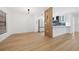 Bright dining area with wood floors and kitchen views at 2321 Beneva Ter # 2288, Sarasota, FL 34232