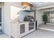 Modern outdoor kitchen featuring stainless steel appliances at 2350 Via Venice, Punta Gorda, FL 33950