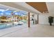Covered patio with outdoor kitchen and pool access at 2350 Via Venice, Punta Gorda, FL 33950