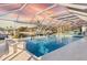 Inviting pool with a covered patio overlooking the canal at 2350 Via Venice, Punta Gorda, FL 33950