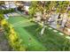 Private putting green with stone pathway at 2350 Via Venice, Punta Gorda, FL 33950