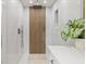 Spa-like shower with rainfall shower head and bench at 2350 Via Venice, Punta Gorda, FL 33950