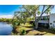 Back view of the condo with lake access at 307 Timberlake Dr # 307, Bradenton, FL 34210