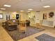 Relaxing clubhouse lobby with comfortable seating at 3214 Pink Oak Ter, Sarasota, FL 34237