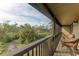 Private screened balcony with tranquil nature views at 362 Pine Run Dr, Osprey, FL 34229