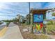 Park information kiosk with life jackets and park map at 362 Pine Run Dr, Osprey, FL 34229