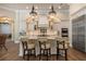 Island kitchen with granite countertops and stainless steel appliances at 4022 Mayors Ct, Sarasota, FL 34240
