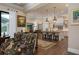 Island kitchen with custom cabinetry and hardwood floors at 4022 Mayors Ct, Sarasota, FL 34240