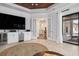 Home theater with kitchen views at 4022 Mayors Ct, Sarasota, FL 34240