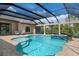 Expansive pool and spa with a covered lanai, ideal for entertaining at 4022 Mayors Ct, Sarasota, FL 34240