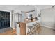 Modern kitchen with island seating and breakfast bar at 4500 Gulf Of Mexico Dr # 305, Longboat Key, FL 34228
