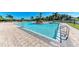 Large community pool with plenty of deck space at 4522 Egmont Dr, Bradenton, FL 34203