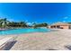 Resort-style pool with spacious deck and lounge chairs at 4522 Egmont Dr, Bradenton, FL 34203