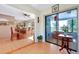 Dining area with sliding glass doors that opens to an outdoor patio at 4939 Myakka Valley Trl, Sarasota, FL 34241