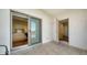 Outdoor balcony offering entries into a bedroom and a hall closet at 505 S Orange Ave # 501, Sarasota, FL 34236