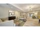 A large and beautifully decorated lounge with contemporary furniture, stylish lighting, and ample space for socializing at 505 S Orange Ave # 501, Sarasota, FL 34236
