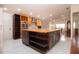 Bright and spacious kitchen with double ovens, wood cabinets and an island at 5807 Garden Lakes Fern # 5807, Bradenton, FL 34203