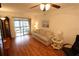 Spacious living room with access to a private balcony at 5904 17Th W St # C34, Bradenton, FL 34207