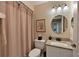 Updated bathroom with granite vanity and shower at 6908 Drewrys Blf # 712, Bradenton, FL 34203