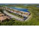 Aerial view of community by the lake at 7315 River Hammock Dr # 206, Bradenton, FL 34212
