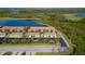 Aerial view of building and parking area at 7315 River Hammock Dr # 206, Bradenton, FL 34212