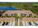 Aerial view of building with attached garages at 7315 River Hammock Dr # 206, Bradenton, FL 34212