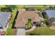 Aerial view of the house and surrounding area at 7518 Paspalum, Punta Gorda, FL 33955