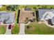 Aerial view of home showcasing the property and pool at 7518 Paspalum, Punta Gorda, FL 33955
