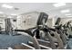Well-equipped fitness center with modern treadmills and various exercise machines for residents' use at 775 Longboat Club Rd # 902, Longboat Key, FL 34228