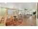 Bright dining area with a round table and wicker chairs at 9413 Andover Cir, Bradenton, FL 34210