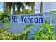 Mt. Vernon community on Sarasota Bay entrance sign at 9413 Andover Cir, Bradenton, FL 34210