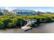 Private dock with boardwalk access to the water at 10390 Longshore Rd # 83, Placida, FL 33946