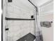 Beautiful tile shower with modern fixtures at 1259 39Th St, Sarasota, FL 34234