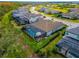 Aerial view of a luxury home with pool at 16219 Tradewind Ter, Bradenton, FL 34211