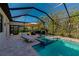 Relaxing pool and spa with covered patio at 16219 Tradewind Ter, Bradenton, FL 34211