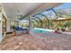 Inviting pool and patio area, perfect for outdoor living at 16219 Tradewind Ter, Bradenton, FL 34211