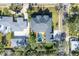 Aerial view showcasing home's location and landscape at 1686 North Dr, Sarasota, FL 34239