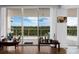 Stunning balcony view featuring ocean and city skyline at 1800 Benjamin Franklin Dr # B408, Sarasota, FL 34236