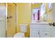 Clean bathroom with a shower/tub combo and a vanity at 2044 Canal Dr # M37, Bradenton, FL 34207