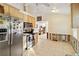 Kitchen with stainless steel appliances and wood cabinets at 21264 Wynyard Ave, Port Charlotte, FL 33954