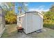 Ample storage shed in the backyard at 21264 Wynyard Ave, Port Charlotte, FL 33954