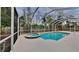 Inviting screened pool and spa with ample deck space at 2914 112Th E Ter, Parrish, FL 34219