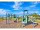 Modern playground with swings, climbing structures and slide at 3218 Big Sky Way, Bradenton, FL 34211