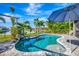 Inviting freeform pool with ample patio space at 3218 Big Sky Way, Bradenton, FL 34211