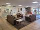 Community clubhouse lobby with comfortable seating at 3230 Banyan Ter, Sarasota, FL 34237