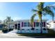 Front view of manufactured home, landscaped at 3230 Banyan Ter, Sarasota, FL 34237