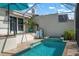 Refreshing pool and spa, ideal for outdoor entertaining at 3491 Byron Ln, Longboat Key, FL 34228