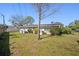 Spacious backyard with grassy lawn and mature trees at 3503 18Th W Ave, Bradenton, FL 34205