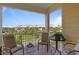 Private balcony with seating and community views at 423 Bahia Beach Blvd, Ruskin, FL 33570