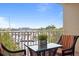 Relaxing balcony with marina views at 423 Bahia Beach Blvd, Ruskin, FL 33570